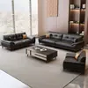 Nuevo Juego de Mesa de Té para Oficina Estilo Italiano Área de Lounge Simple Moderno Casual Sofá de Recepción Sofá para Reuniones de Negocios