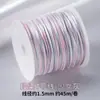 Arte 20 metros No. Cuerda para tejer nudos chinos de 5 líneas, pulsera de cuerda roja DIY, cuerda para la mano, collar, colgante, cuerda de colores, cuerda para tejer