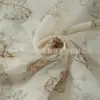 8509 Fibra de Poliéster Suave Estampado Digital Vestido Camisero Fino de Primavera, Verano y Otoño Tejido Transpirable Retro