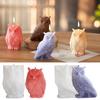 Zongbo Silicone DIY Cola de Cristal Vela de Aromaterapia Espelho Estéreo Coruja Ornamento de Gesso Molde de Silicone