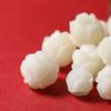Contas de flor de lótus de escultura de raiz de Bodhi branco puro Acessórios faça você mesmo Contas de Buda Pulseira Colar Jóias Pingente Costas Nuvem Rosa