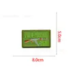 Fornecimento Transfronteiriço Patch de Velcro Militar Russo Tático Bordado de Letra Patch de Pano Patch de Moral Russo Patch de Bolsa