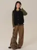 Cárdigan de Manga Larga con Cuello Redondo y Botones para Niña de Lana Merino, Estilo Nuevo Otoño 2026, Chaleco sin Mangas Artístico en Capas Casual para Niños