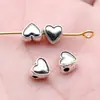 6x 6mm 0.5g prata antiga europeu e americano explosões liga de zinco acessórios buraco de amor contas