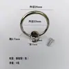 Alça Pequena para Tábua de Corte, Alça de Argola para Tábua de Corte de Bambu, Alça Única para Gaveta de Armário de Remédios, Alça de Argola de Metal para Pendurar, Acessórios de Alça