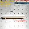 Accesorios Personalizados para Tablero Perforado, Estantes de Madera Maciza, Palitos de Madera, Cerillos de Colores, Estantes de Almacenamiento Multifuncionales, Accesorios Decorativos