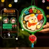 Linternas Personalizadas del Festival de Medio Otoño 2026 Modelo Nuevo Kit de Materiales para Linterna de Conejo Luminosa de Mano para Niños Linterna de Palacio de Dibujos Animados para Puestos