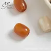 Contas de Barril com Furo Grande Imitação Maillard Textura de Jade Contas de Resina Contas Soltas Colar DIY Feito à Mão Acessórios de Joias com Contas