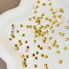 3mm 4mm Diamante Quadrado Manicure Vidro Branco Colorido Planos Inferiores Diamante de Formato Especial Joias Acessórios de Unha Diamante