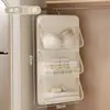Bolsa Pendurada para Armazenamento de Meias Bolsa de Malha de Parede para Roupa Íntima Dormitório Estudantil Artefato de Armazenamento de Guarda-roupa Bolsa de Armazenamento Atrás da Porta