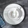 Vajilla de cerámica para hotel, venta al por mayor, juego de cuencos y platos blancos puros, vajilla creativa para restaurante con logotipo.