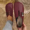 Zapatos Planos de Cuero Suave Bajos para Mujer Primavera 2026 Decoración Doble Hebilla Zapatos Cómodos para el Trabajo Mocasines Multicolores con Suela Suave