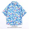 Camisa Floral Hawaiana Súper Popular y Elegante para Hombre, Estilo Delgado de Verano, Marca de Moda de Hong Kong, Camisa para Vacaciones en la Playa para Hombre