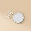 Cuentas espaciadoras de plata de ley 925 de 5 mm con doble agujero para pulseras, cuentas espaciadoras de doble fila, joyería DIY, tejido de cordón hecho a mano, accesorios semiacabados, S1243