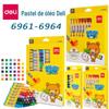 Deli 6961/6962/6963/6964/Pastéis a Óleo, Lápis de Cor para Estudantes, Desenho Artístico e Grafite para Crianças