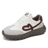 Tênis de Treino Retro Alemão de Comércio Exterior Feminino Chegada Nova Primavera/Outono Mais Vendido Versátil Sapatos Brancos Tênis de Skate Tênis Esportivo Forrest Gump Feminino