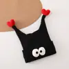 Gorro de Bebé Invierno Lana Festivo Rojo Lindo Súper Lindo Tejido Gorro Pulóver Infantil Engrosado Cálido