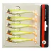 Cebo Artificial 9cm 12g Anzuelo Único Cola en T Plomado Hundimiento Señuelo Blando Venta al por Mayor Señuelo de Natación