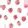 Verano Fruta Fresca Sandía Fresa Soporte de Airbag para Teléfono Móvil Douyin Plegable Adhesivo Soporte Película Soporte Anticaída