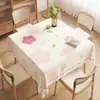 El mantel cuadrado de PVC es impermeable, a prueba de aceite, resistente al calor y fácil de limpiar. Es un mantel individual lujoso y de alta gama para mesas de comedor cuadradas y mesas de centro.