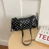 Lujo ligero moda callejera gran capacidad elegante lunares 2026 portátil de mano axila hombro cuadrado pequeño bolso para mujer