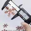 Nuevos Adornos Navideños de Estampado de Cobre con Diseños de Ángel y Copo de Nieve, Acabado Oxidado, Decoraciones Festivas de Exportación