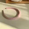 Diadema de tela de sarga de color sólido enérgica estilo japonés, vibra juvenil, diadema versátil de borde fino, adecuada para el uso diario y como accesorio para el cabello