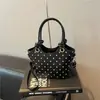Bolsa bucket de poá, estilo coreano, nicho, para mulheres, nova coleção de verão 2026, bolsa tote pequena, bolsa de ombro e bolsa transversal, moderna e estilosa