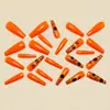 Girassol Laranja Unhas Longas de Ballet Moda Europeia e Americana Venda Quente Unhas Postiças Atacado Estilo Ins Unhas Usáveis Removíveis