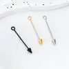 Colgante de Colgante de Poste de Cuentas DIY Pendientes Joyería Cono Metálico Multicolor Poste de Cuentas en stock Mayoreo