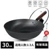 Olla de Hierro Fundido Antigua para Uso Doméstico, Antiadherente, Sin Recubrimiento, Adecuada para Estufas de Gas e Inducción, Sartén, Sartén de Fondo Plano