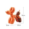 Artesanía Transfronteriza de Resina Seleccionada Cuidadosamente Perro Globo Decoración del Hogar Tablero de Ajedrez Blanco y Negro Adorno Decorativo
