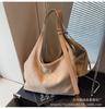 Bolsa Casual Retrô para Mulheres, Grande Capacidade, Bolsa de Ombro Moda Outono e Inverno 2026, Bolsa de Aula para Estudantes Universitários, Bolsa Tote para Roupas de Trabalho