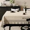 Mantel Vintage Estilo Francés, Impermeable, Resistente al Aceite, Lavable, Funda Rectangular para Mesa de Comedor, Lujo Ligero, Aspecto de Alta Gama, Tela de Cubierta para Mesa de Café