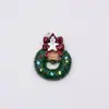 Colgante de resina navideño simulación muñeco de nieve árbol de Navidad anciano bolsa llavero colgante accesorios DIY