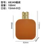 Frascos de Perfume com Revestimento de Veludo em Estoque, Tampas de Liga de Zinco Atacado, Frascos de Vidro Transparentes 100ml Pequenos Reabastecíveis Vazios com Tampas de Veludo