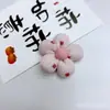 Novos Acessórios de Flor de Cinco Pétalas Tridimensional Preenchidos com Algodão Tecido Fresco Estilo Coreano DIY Acessórios de Cabelo Roupas Sapato Bolsa Acessórios