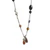 Collar Colgante de Flor Bohemia para Mujer, Estilo Étnico Retro, Diseño Versátil de Cadena Larga para Clavícula, Collar de Nicho