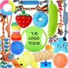 Juego de juguetes para perros transfronterizo, duradero y resistente a la mordida, diseñado para aliviar el aburrimiento, hace sonidos, artículos de felpa para mascotas, juguete para morder, pelota de cuerda para limpieza dental