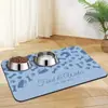 Tapete Divertido para Alimentação de Animais de Estimação com Formato Especial de Desenho Animado, Diatomito Absorvente de Água, Antiderrapante e Resistente a Manchas, Doméstico, Fácil de Limpar, Tapete de Jogo para Animais de Estimação