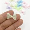 2cm Cor Mágica Pequeno Laço Decoração de Unhas Brinquedo Acessórios de Boneca Material DIY Feito à Mão Laço de Rede