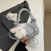 Bolsa de Mão Feminina Exclusiva de Nicho 2026 Nova Moda Versátil Diária Bolsa Transversal Doce Floral Pequena Bolsa Tote para Mulheres