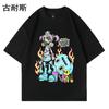AliExpress comércio exterior algodão manga curta camiseta feminina verão 2024 ins moda solta afinar top meia manga camiseta atacado