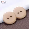 Láser de Tinte Personalizado Dos Ojos Resina Botón de Pan Ropa de Punto Camisa Botón Redondo Ropa para Niños Botón Versátil