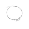 Tobillera de Plata Pura 990 con Cascabel para Mujer, Nueva Tendencia 2025, Tobillera Sexy de Plata Pura de Alto Nivel de Nicho, Regalo de Cumpleaños