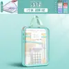 Bolsa de Classificação por Matéria Bolsa de Malha de Nylon Bolsa com Zíper Transparente Bolsa de Armazenamento de Classificação por Matéria para Exame Estéreo L