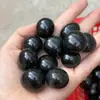 Pedras Naturais de Obsidiana Soltas Pedras Redondas Genuínas Pedras Rolantes de Obsidiana Enfeites Feng Shui Decoração de Casa e Escritório