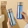 Copo Térmico de Titânio Puro Leve e Luxuoso para Meninas, Copo Térmico de Aparência Sofisticada, Copo Tumbler Compacto e Portátil, Mini Copo de Bolso de Alta Qualidade