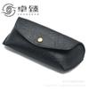 Lote de fábrica patrón de mariposa hebilla de cuero estuche para gafas forro resistente a la presión estuche para gafas de sol PU estuche para gafas de sol LOGO imprimible