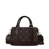Bolsa de Mão Heng Geng Estampa Nova Retro Fashion Versátil Tendência Ombro Único Transversal Grande Capacidade Toque de Luxo Bolsa Almofada